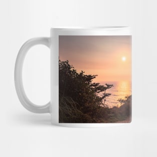 Hazy Ocean Sunset Mug